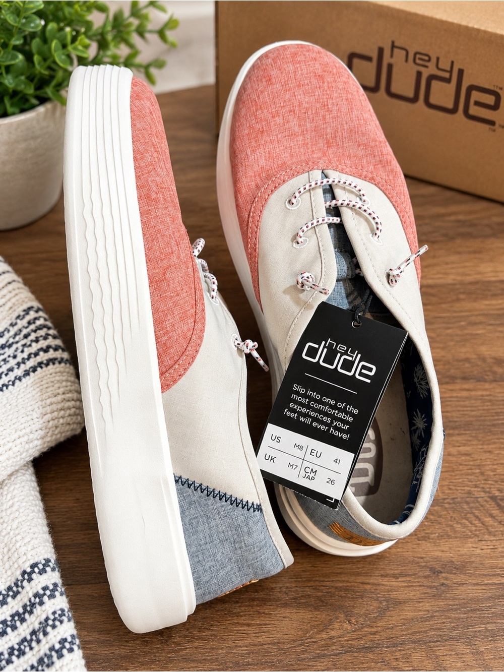 Hey Dude Men's Slip-On Sneakers